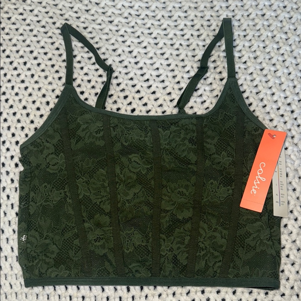 NWT Colsie bustier top